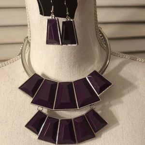 CHOKER AND EARRINGS SET